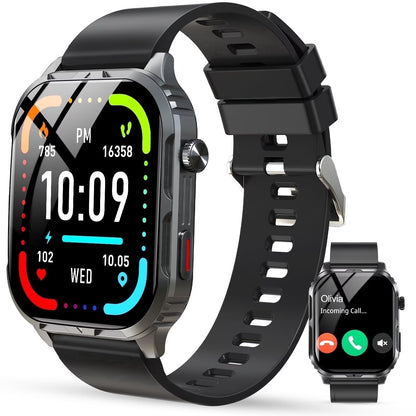 H5 Smart Watch with Bluetooth Call, IP68 Waterproof Fitness Tracker for Women and Men