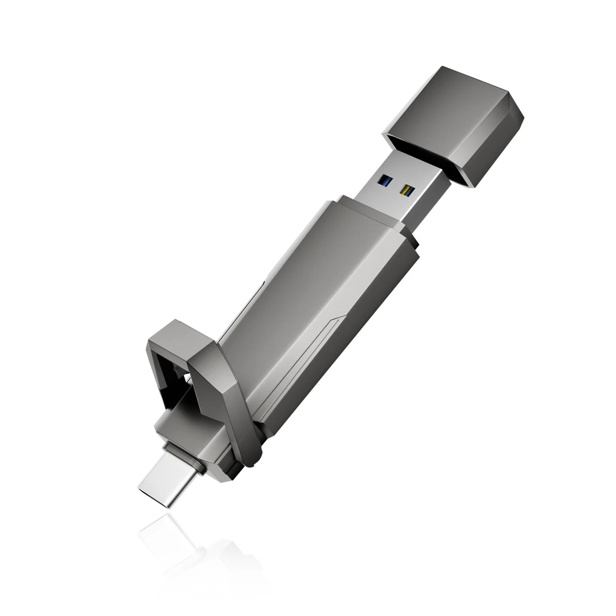Portable External SSD – USB 3.2 Gen 2 Solid State Drive (USB‑C & USB‑A)