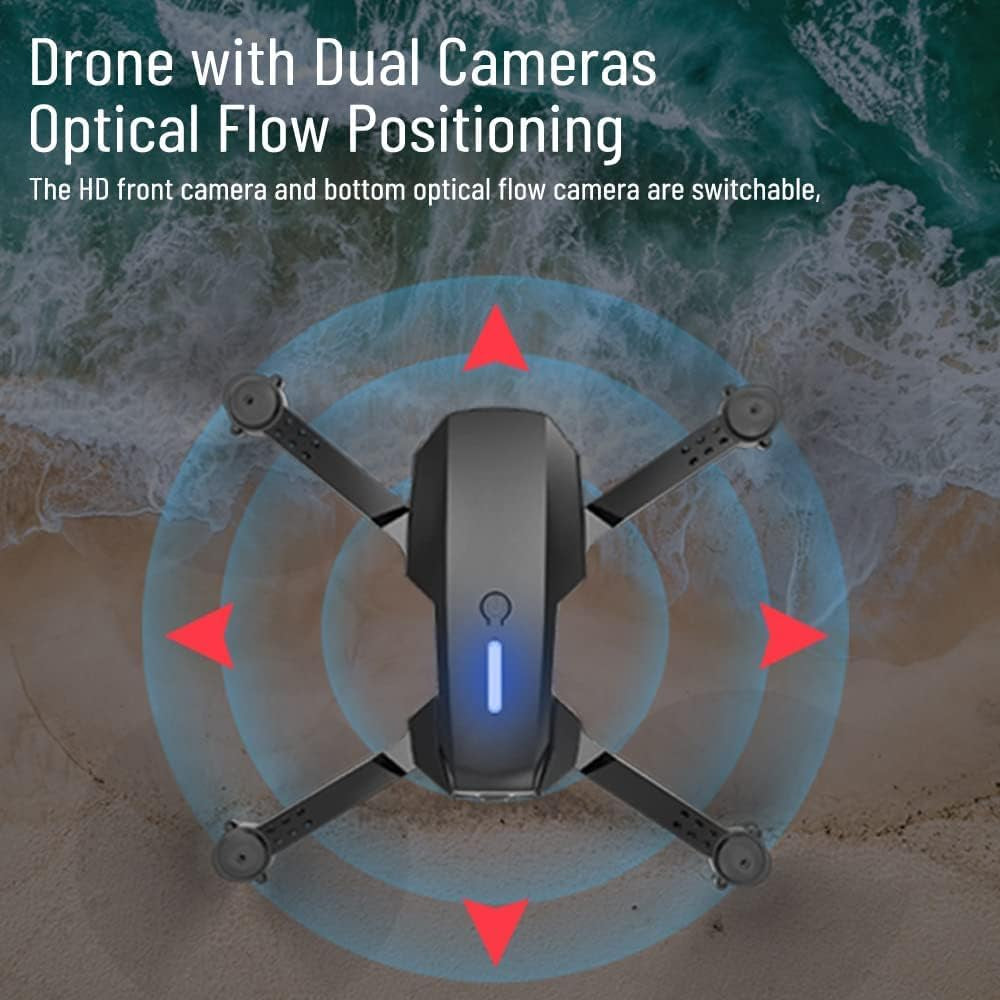 FPV Drone with 1080P Dual HD Cameras Upgraded Version RC Quadcopter for Adults, Beginner Wifi RC Drone Live Video