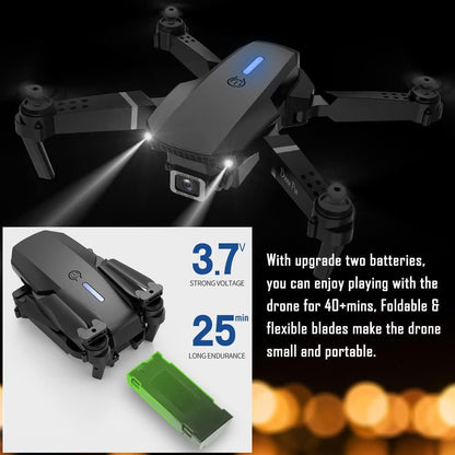 FPV Drone with 1080P Dual HD Cameras Upgraded Version RC Quadcopter for Adults, Beginner Wifi RC Drone Live Video