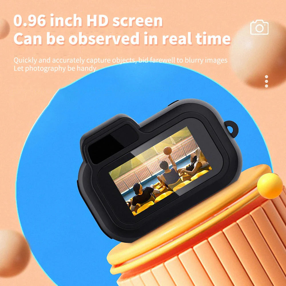 Mini DSLR‑Style 1080P Pocket DV Camera | Portable Body Cam & Action Camera with Screen