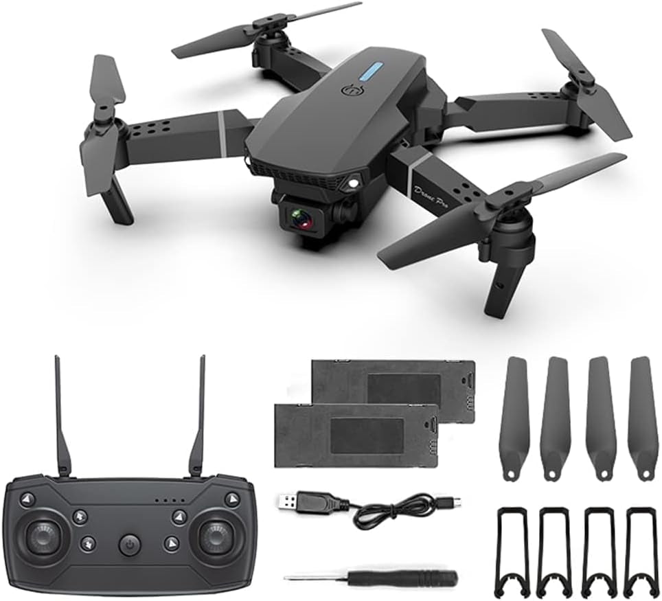FPV Drone with 1080P Dual HD Cameras Upgraded Version RC Quadcopter for Adults, Beginner Wifi RC Drone Live Video