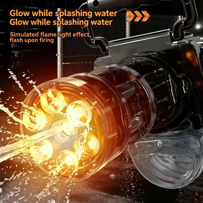 Auto Gatling Water Cannon – Rotating High‑Pressure Blaster, Large Capacity Tank, Outdoor Summer Fun Toy for Kids & Adults