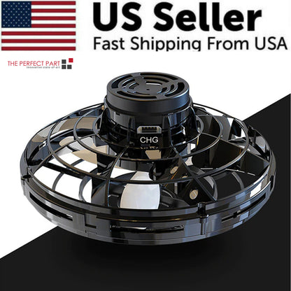 Flying Fidget Spinner Drone Ball | LED UFO Stress Relief Toy for Kids & Adults
