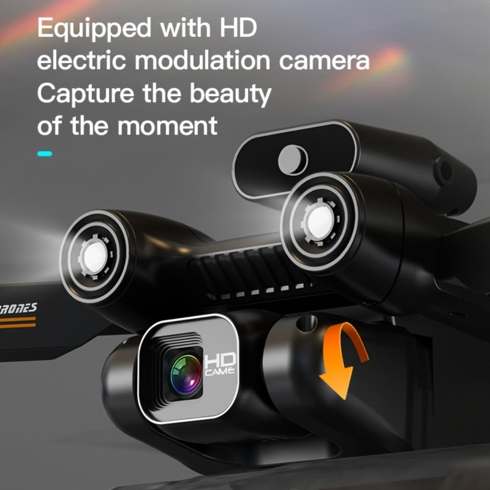 Brushless 4K Camera Drone Foldable 5G FPV RC Drone 2 Batteries Obstacle Avoid