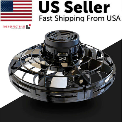 Flying Fidget Spinner Drone Ball | LED UFO Stress Relief Toy for Kids & Adults