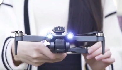 Brushless 4K Camera Drone Foldable 5G FPV RC Drone 2 Batteries Obstacle Avoid