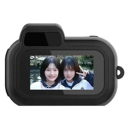 Mini DSLR‑Style 1080P Pocket DV Camera | Portable Body Cam & Action Camera with Screen