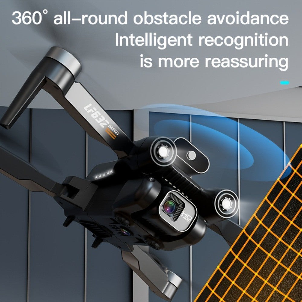 Brushless 4K Camera Drone Foldable 5G FPV RC Drone 2 Batteries Obstacle Avoid