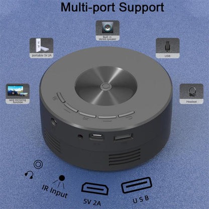 Smart WiFi Mini Projector – Portable 1080P LED Home Theater Video Player