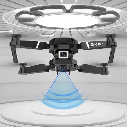 RC Drone with 4K HD Dual Camera Wifi FPV Foldable Quadcopter +4 Battery