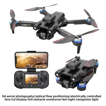Brushless 4K Camera Drone Foldable 5G FPV RC Drone 2 Batteries Obstacle Avoid